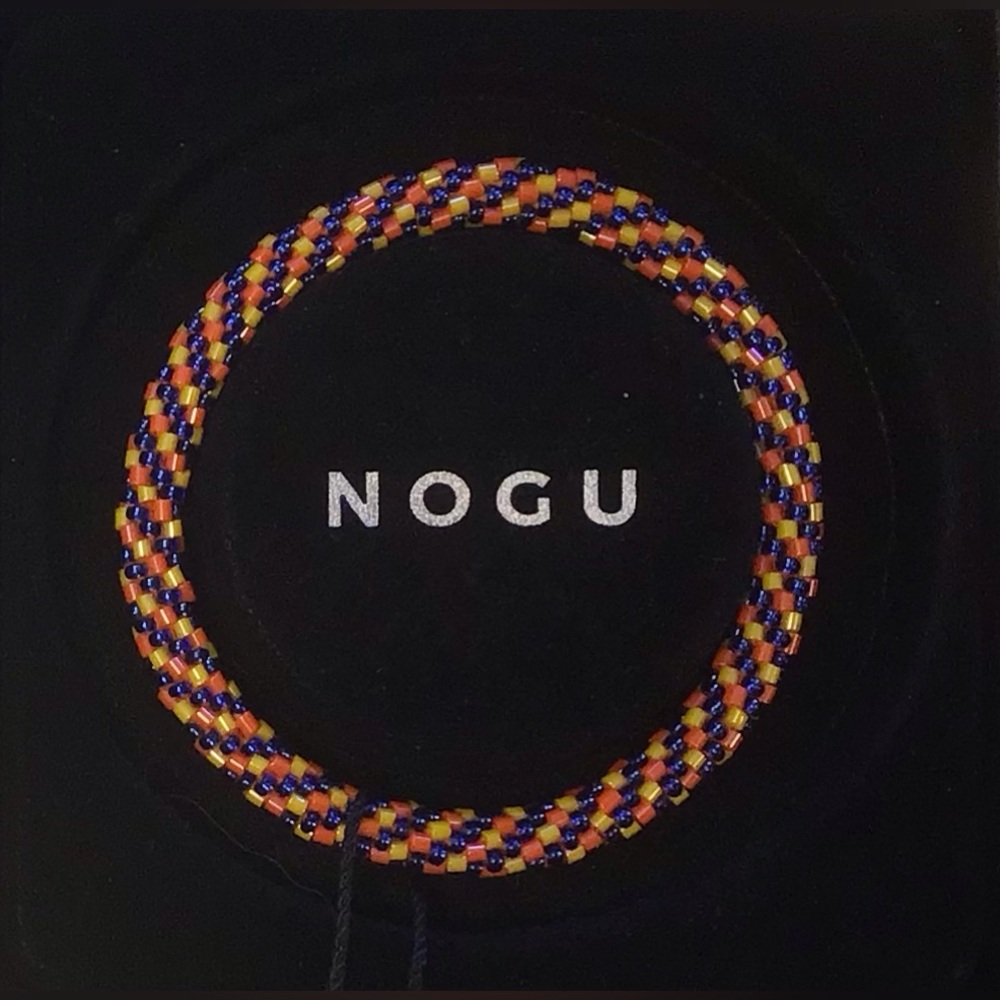💙🧡💛 NOGU Himalayan Blue, Orange, Yellow Bracelet 💛🧡💙